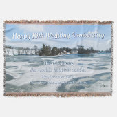 Icy English Lake - Gepersonaliseerd Deken