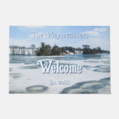 Icy English Lake - Gepersonaliseerd Deurmat (Voorkant)