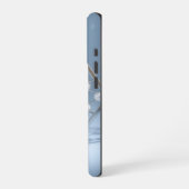 Icy Geometric Pearl Chrome iPhone Hoesje (Linkerkant)