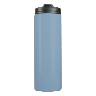 Icy Glacier Lake Blue Grey, neutrale vaste kleur Thermosbeker