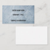 Icy Gray Marble Visitekaartje (Voorkant / Achterkant)