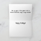 Icy Grip of the Grave Holiday Card (Binnen)