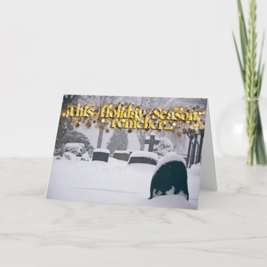 Icy Grip of the Grave Holiday Card (Voorkant)