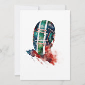 Icy Hockey 6e verjaardag II Uitnodiging (Achterkant)