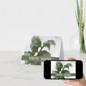 Icy Holly verlaat Happy Winter Solstice Kaart