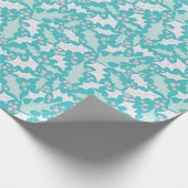 Icy Holly Wrapping Paper Roll Cadeaupapier (Hoek)