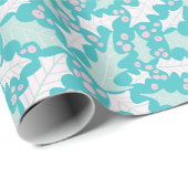 Icy Holly Wrapping Paper Roll Cadeaupapier (Rol Hoek)