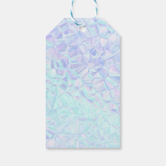 icy iridescence : cadeaulabel (Achterkant)