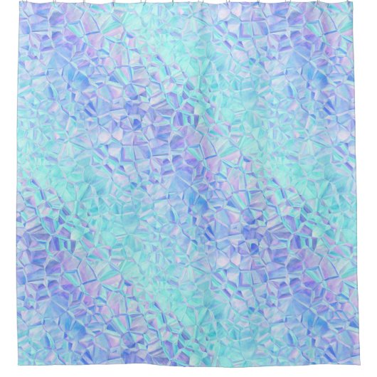 icy iridescence : douchegordijn (Voorkant)