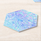 icy iridescence : kartonnen onderzetters (Schuin)