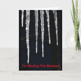 ICY-kerst komt eraan Kaart