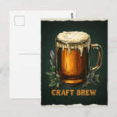 Icy Mok van Craft Brew Illustration Briefkaart (Voorkant / Achterkant)