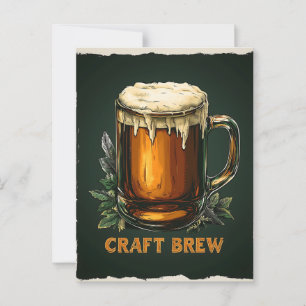 Icy Mok van Craft Brew Illustration Briefkaart