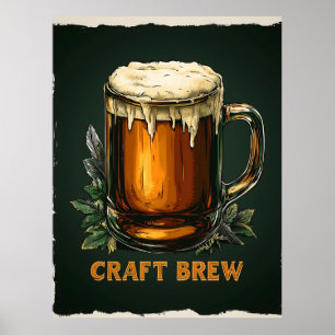 Icy Mok van Craft Brew Illustration Poster