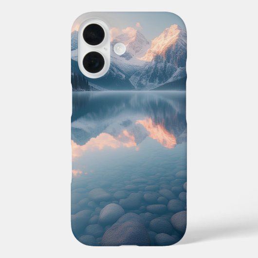 Icy Moraine Meerreflectie Case-Mate iPhone Case (Achterkant)