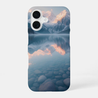Icy Moraine Meerreflectie iPhone 16 Hoesje