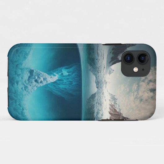 Icy Mountain View Case-Mate iPhone Case (Achterkant (horizontaal))