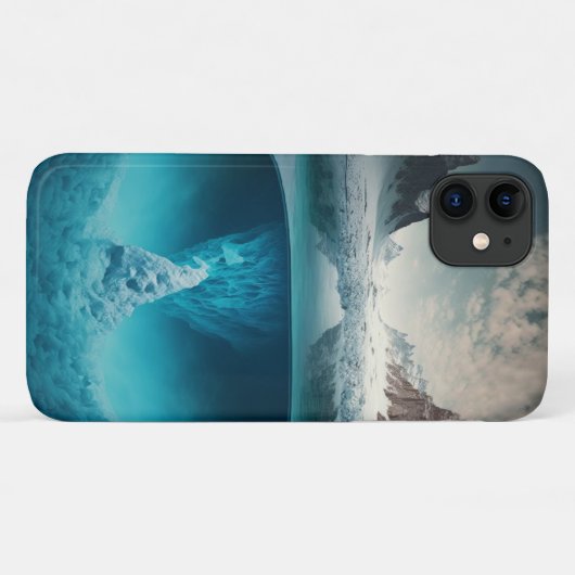 Icy Mountain View Case-Mate iPhone Case (Achterkant (horizontaal))