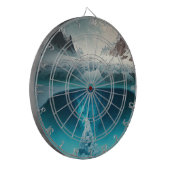 Icy Mountain View Dartbord (Voorkant Links)
