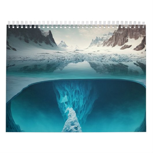 Icy Mountain View Kalender (Hoes)