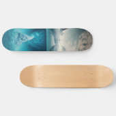 Icy Mountain View Persoonlijk Skateboard (Horizontaal)