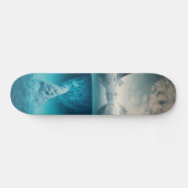 Icy Mountain View Persoonlijk Skateboard (Horizontaal)