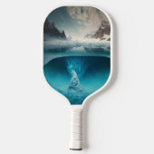 Icy Mountain View Pickleball Paddle (Achterkant)
