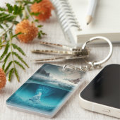 Icy Mountain View Sleutelhanger (Voorkant Rechts)