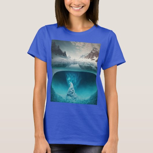 Icy Mountain View T-shirt (Voorkant)