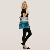 Icy Mountain View Tote Bag (Op model)