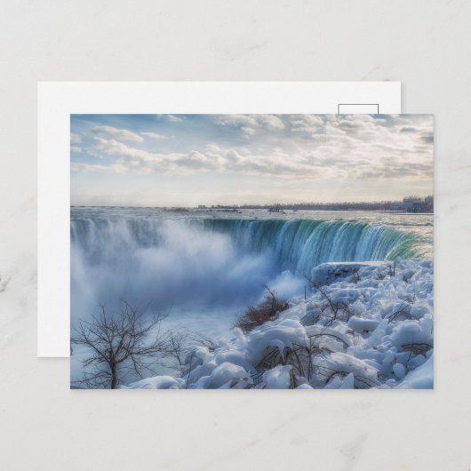 Icy Niagara Herfsten Briefkaart (Voorkant / Achterkant)