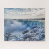 Icy Niagara Herfsten Jigzaag Puzzle Legpuzzel (Horizontaal)