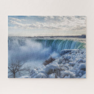 Icy Niagara Herfsten Jigzaag Puzzle Legpuzzel