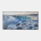 Icy Niagara Herfsten Photo Desk Mat (Voorkant)