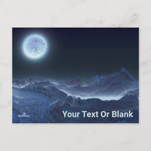 Icy Planet, Frozen Moon Briefkaart