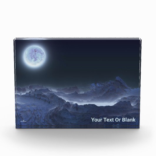 Icy Planet, Frozen Moon Fotoblokken (Voorkant)