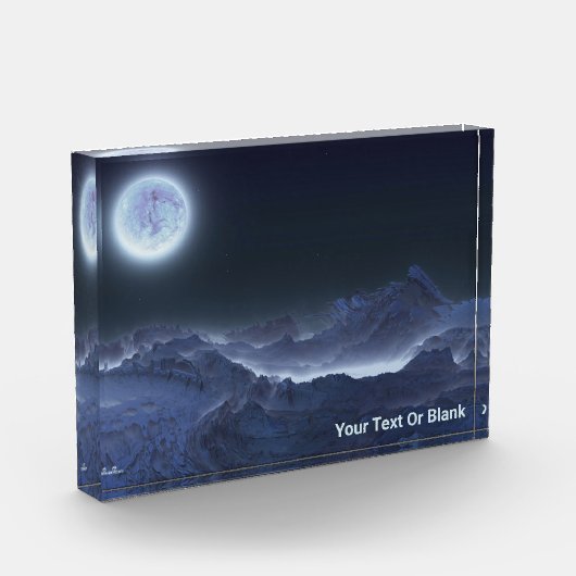 Icy Planet, Frozen Moon Fotoblokken (Links)