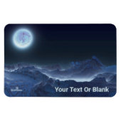 Icy Planet, Frozen Moon Magneet (Horizontaal)