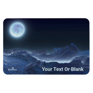 Icy Planet, Frozen Moon Magneet