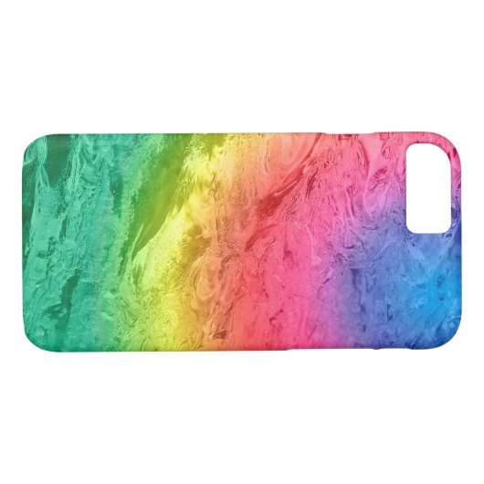 Icy Rainbow Abstract Case-Mate iPhone Case (Achterkant (Horizontaal))
