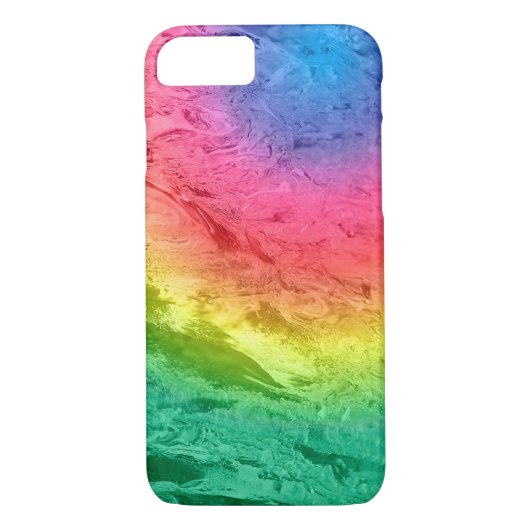 Icy Rainbow Abstract Case-Mate iPhone Case (Achterkant)