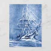 Icy Ship Briefkaart (Voorkant)