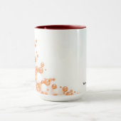 Icy Sky Blue Copper Bubble Mok (Midden)