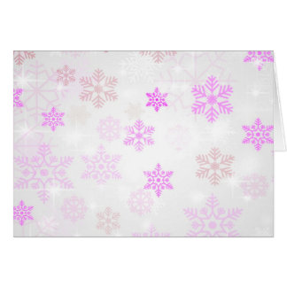  Icy Snowflake Background - Roze