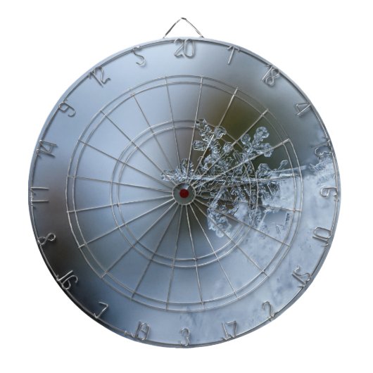 Icy Snowflake Dartbord (Voorkant)