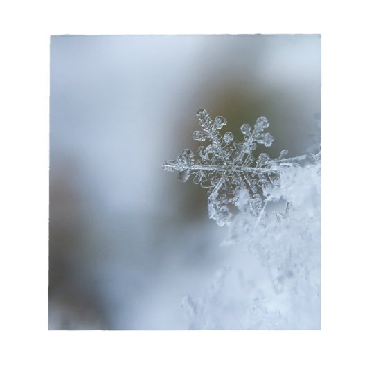 Icy Snowflake Notitieblok (Voorkant)