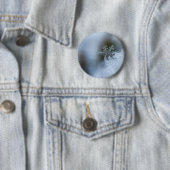 Icy Snowflake Ronde Button 5,7 Cm (In situ)
