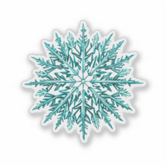 Icy Snowflake Sticker
