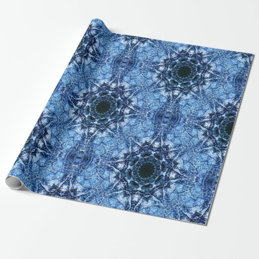 Icy Snowflakes... Cadeaupapier (Uitgerold)