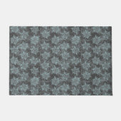 Icy Snowflakes Snowflake Design Deurmat (Voorkant)